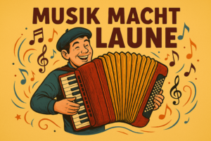 Jeder sollte ein Instrument spielen, denn Musik öffnet Türen, die Worte manchmal nicht erreichen. Besonders das Akkordeon verbindet Rhythmus, Melodie und Gefühl in einem einzigen Instrument. Es fördert Konzentration, Kreativität und macht außerdem richtig Spaß.Wer Akkordeon spielt, lernt nicht nur Musik – er lernt Geduld, Ausdruck und die Freude daran, etwas aus eigener Kraft klingen zu lassen. Egal ob jung oder alt: Akkordeonspielen stärkt das Selbstvertrauen, bringt Menschen zusammen und sorgt für viele „Aha“- und „Wow“-Momente.
Musik machen bedeutet mehr als Noten treffen – es bedeutet, sich selbst zu entdecken. Und dafür ist das Akkordeon ein wunderbarer Anfang.
